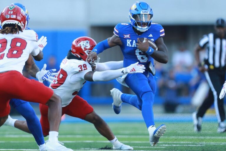 NCAAF News: Kansas, already 1-0 via a rout, faces Wagner