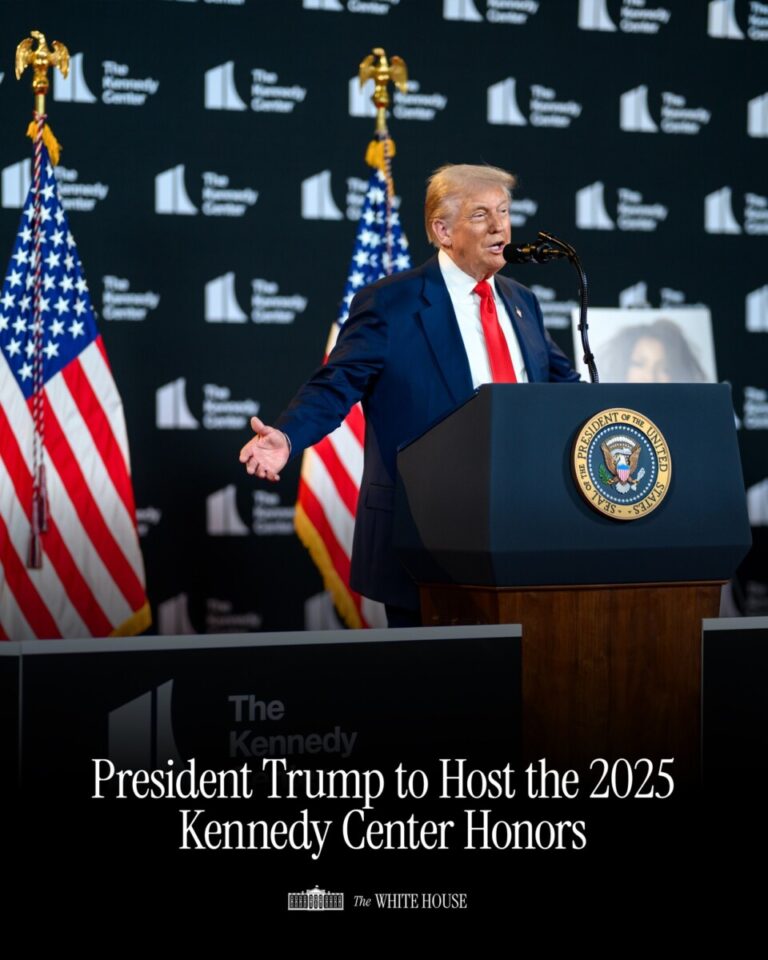 A Presidential Salute to Artistic Immortals: Donald J. Trump Bestows 2025 Kennedy Center Honors: CWEB News