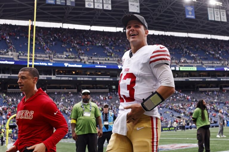 NFL News: Early return? 49ers QB Brock Purdy limited in practice Wednesday