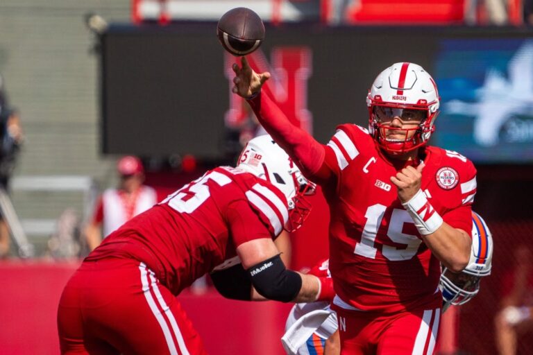 NCAAF News: Nebraska overwhelms Houston Christian with 5 first-half TDs