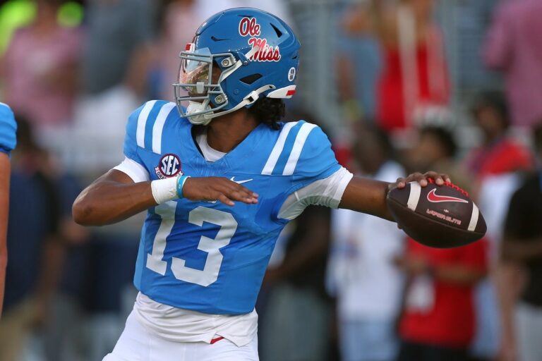 NCAAF News: QB Austin Simmons expected to return for No. 13 Ole Miss vs. Tulane
