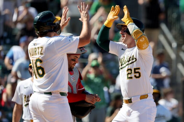 MLB News: Four homers help Athletics complete sweep of Reds