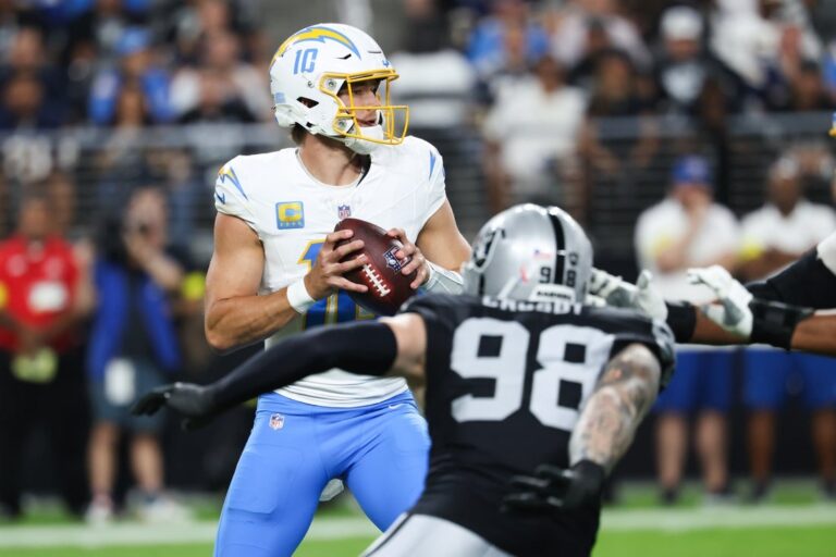 NFL News: Justin Herbert, ball-hawking defense lift Chargers over Raiders