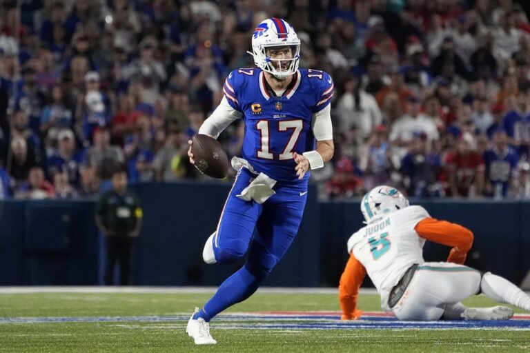 NFL News: Josh Allen tosses 3 TDs as Bills take charge late to beat Dolphins