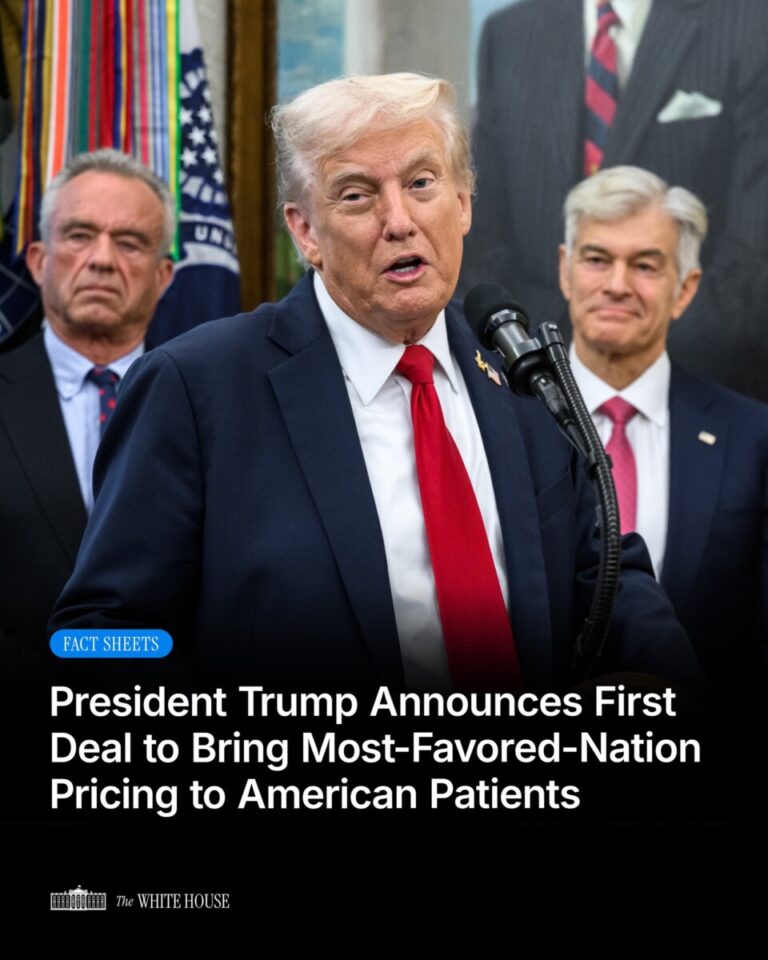 President Trump Forges Historic Pfizer Deal to Slash Drug Prices, Fuel American Manufacturing: CWEB Health News