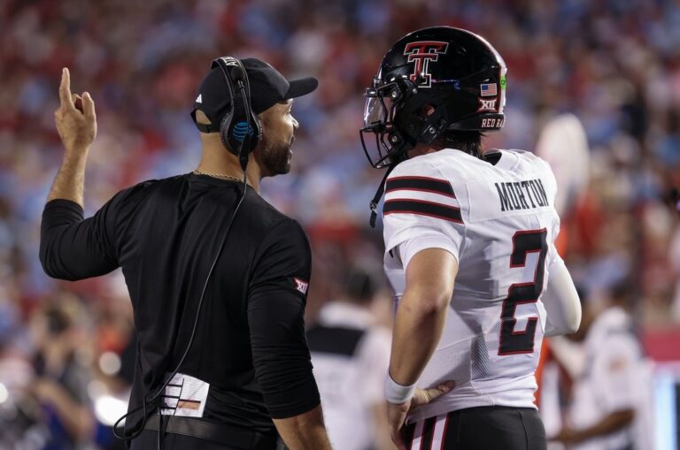 NCAAF News: Undefeated Texas Tech QB1 Behren Morton is day-to-day
