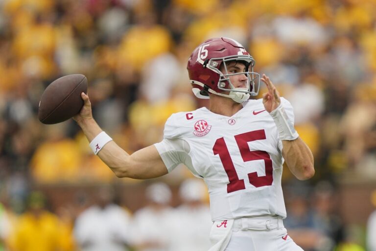 NCAAF News: Alabama’s Ty Simpson pulls even atop Heisman race