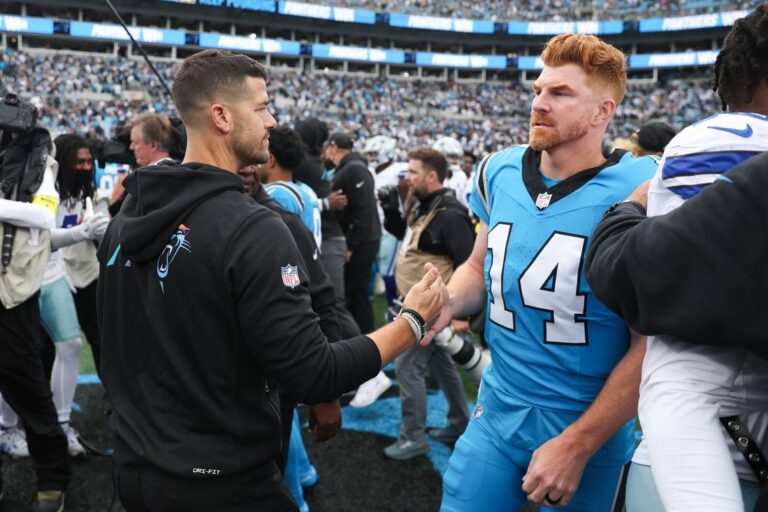NFL News: Andy Dalton slated to start for Panthers with Bryce Young ailing