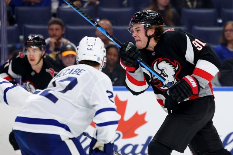 NHL News: Mattias Samuelsson nets 2 as Sabres topple Maple Leafs