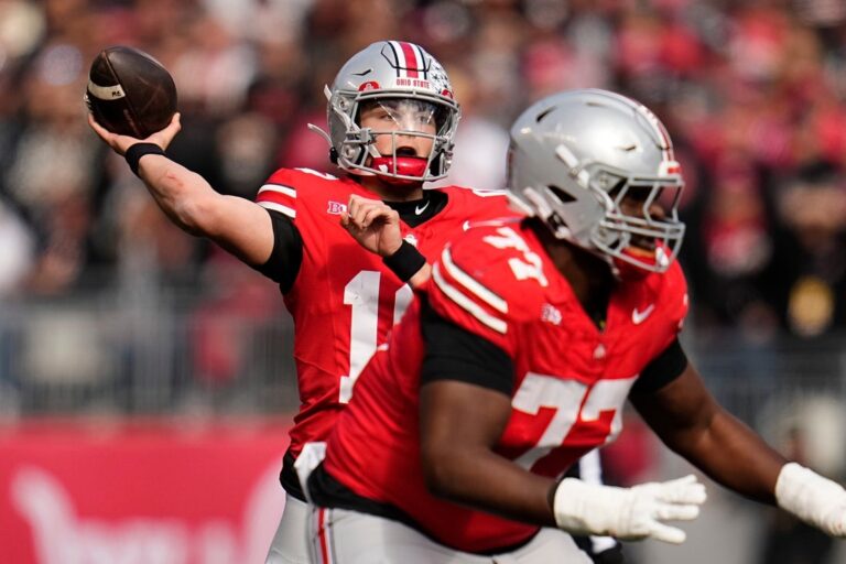 NCAAF News: Ohio State, Indiana, Texas A&M lead first CFP rankings of season