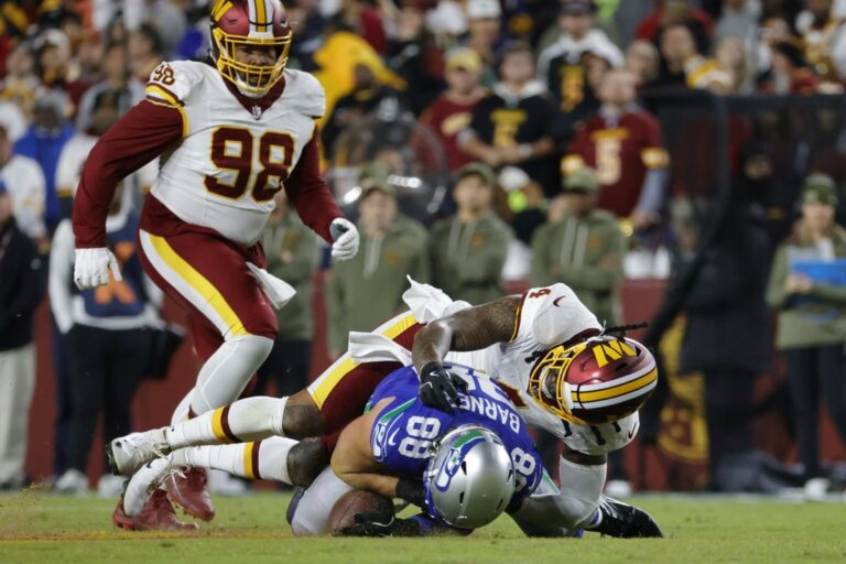 NFL News: Commanders LB Frankie Luvu wins appeal of 1-game suspension