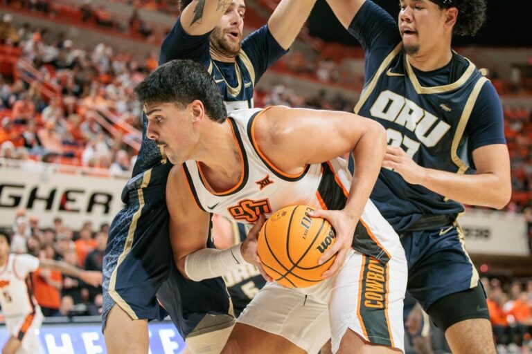 Strong second half sends Oklahoma State past Oral Roberts