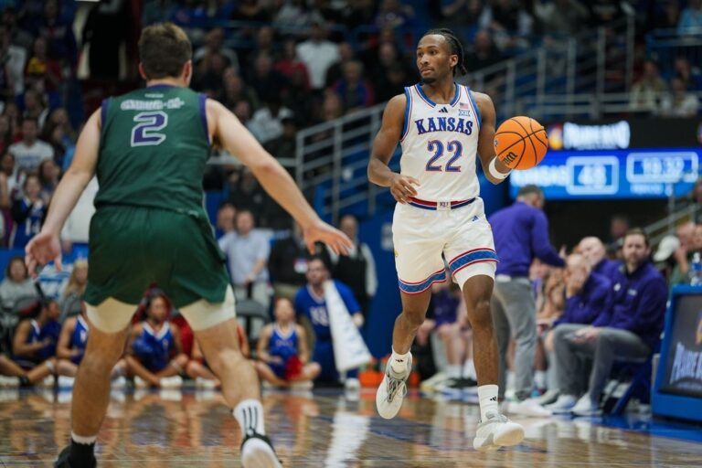 ‘Good for our game’: No. 19 Kansas, No. 25 UNC set for early-season clash