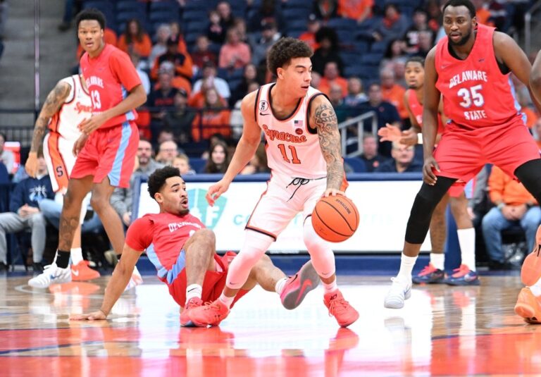 Syracuse destroys Delaware State in lopsided victory