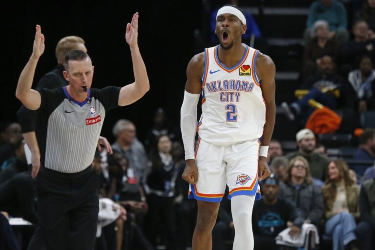 Shai Gilgeous-Alexander’s big fourth pushes Thunder over Grizzlies