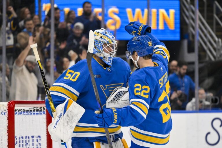 NHL News: Blues bid to build momentum in meeting vs. Mammoth