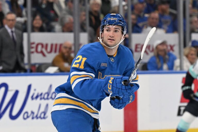 NHL News: Blues F Jimmy Snuggerud (wrist) out at least 6 weeks