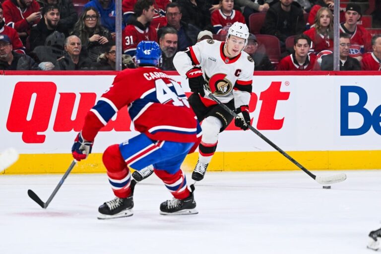NHL News: Brady Tkachuk’s breakthrough goal helps Senators down Canadiens