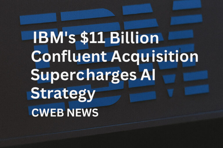 IBM’s $11 Billion Confluent Acquisition Supercharges AI Strategy, Sends Stock Soaring CWEB Business News