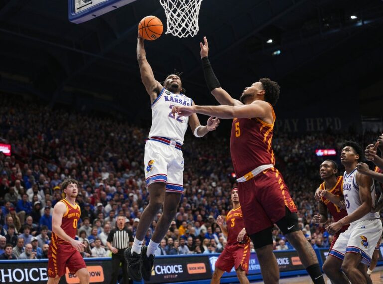 Top 25 roundup: Kansas ends No. 2 Iowa State’s perfect start