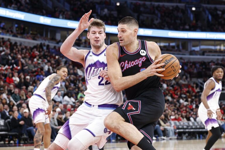 Nikola Vucevic nets 35, hits late layup as Bulls edge Jazz