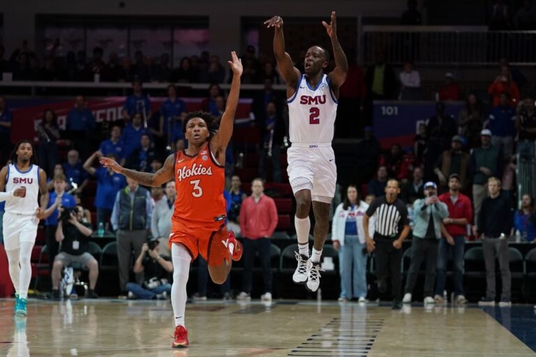 Boopie Miller’s half-court buzzer-beater lifts SMU over Virginia Tech