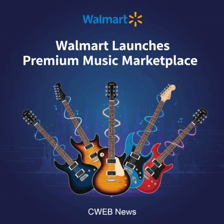 Walmart Launches Premium Music Marketplace to Challenge Guitar Center, Sweetwater CWEB Business News