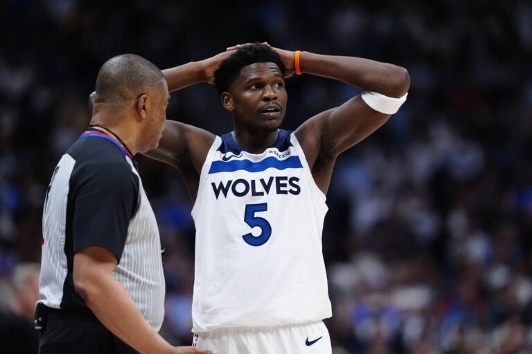 Timberwolves G Anthony Edwards (knee) week-to-week