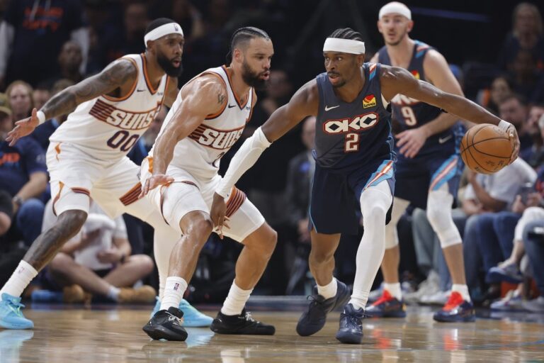 Thunder cruise past Suns again but lose Jalen Williams (hamstring)