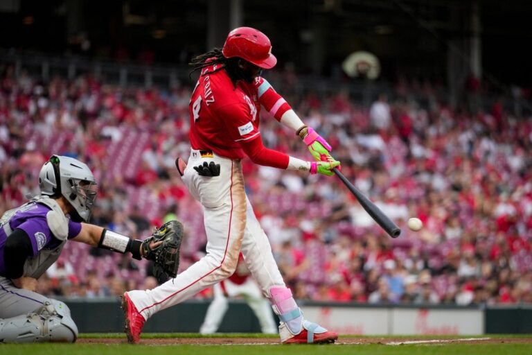 MLB News: Elly De La Cruz shines at plate, in field as Reds beat Rockies