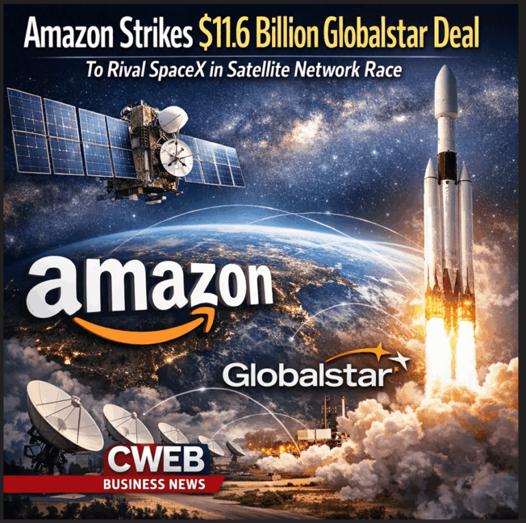Amazon Strikes $11.6 Billion Globalstar Deal to Supercharge Satellite Network Rivalry with SpaceX CWEB Business News