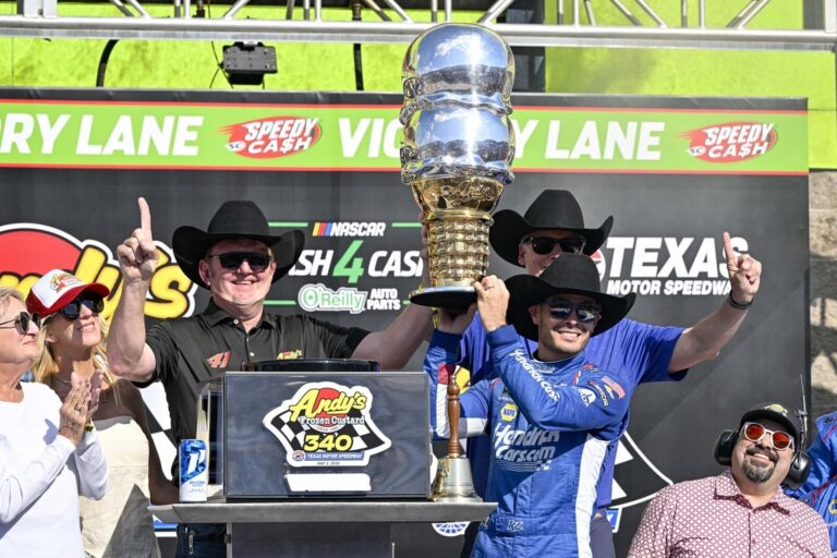 OAP News: Kyle Larson holds off Justin Allgaier for thrilling Texas win